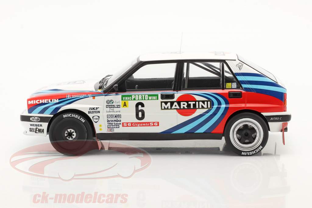 Lancia Delta Integrale 16V #6 3rd Rallye Portugal 1990 Kankkunen, Piironen 1:18 Ixo