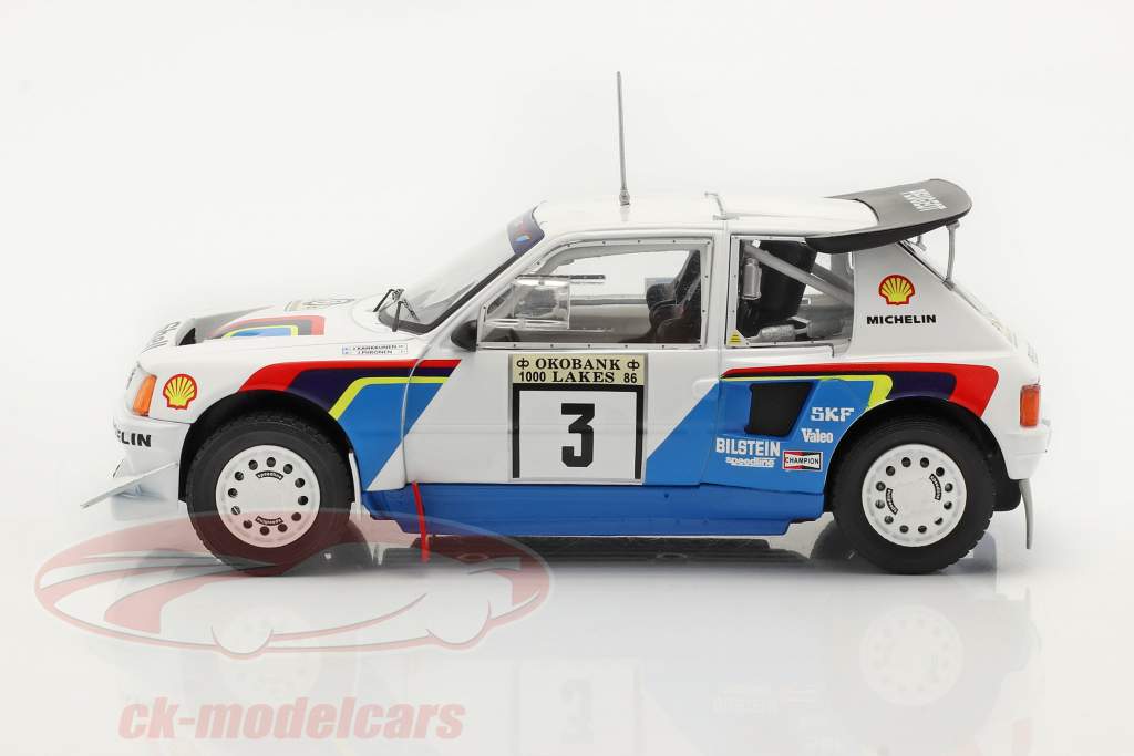 Peugeot 205 T16 E2 #3 2. plads Rallye 1000 Lakes 1986 Kankkunen, Piironen 1:24 Ixo
