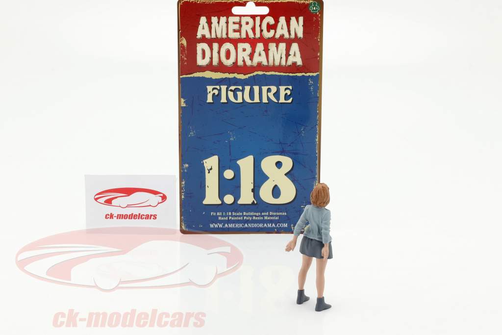 Car Meet Series 1 Figure #5 1:18 American Diorama