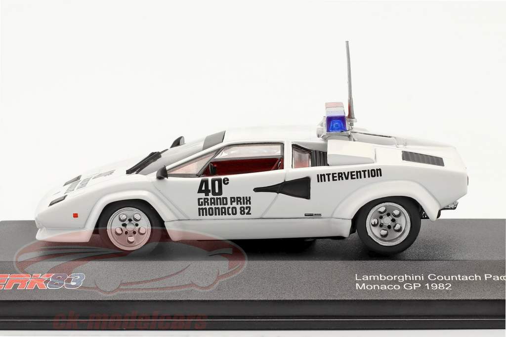 Lamborghini Countach Safety Car Monaco GP formula 1 1982 1:43 Werk83