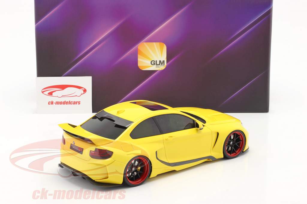 BMW M235i DarwinPro MTC Black Sails Widebody 2018 gul 1:18 GLM
