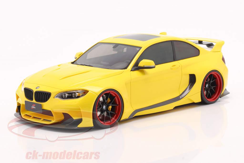 BMW M235i DarwinPro MTC Black Sails Widebody 2018 gul 1:18 GLM