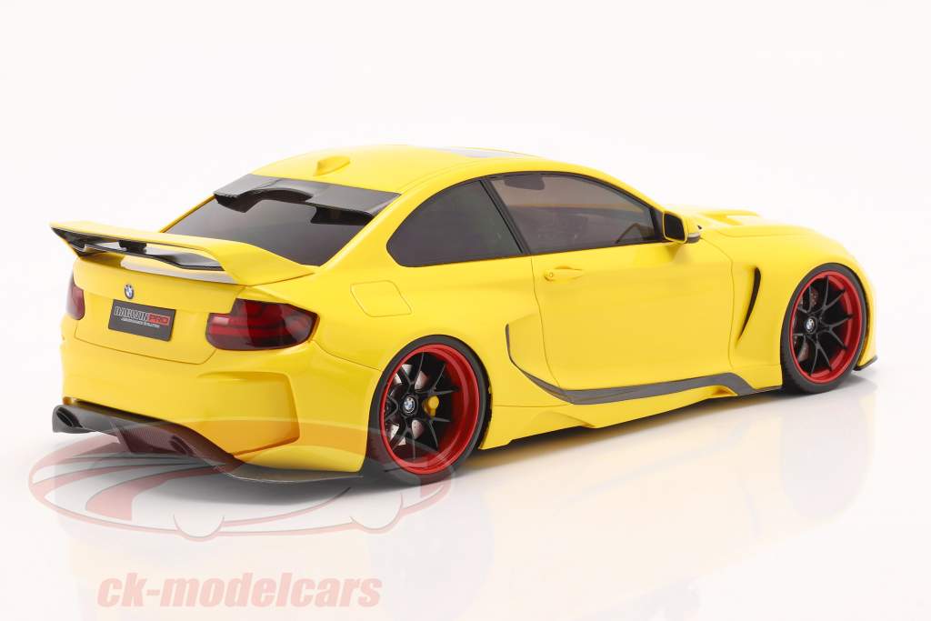 BMW M235i DarwinPro MTC Black Sails Widebody 2018 gul 1:18 GLM