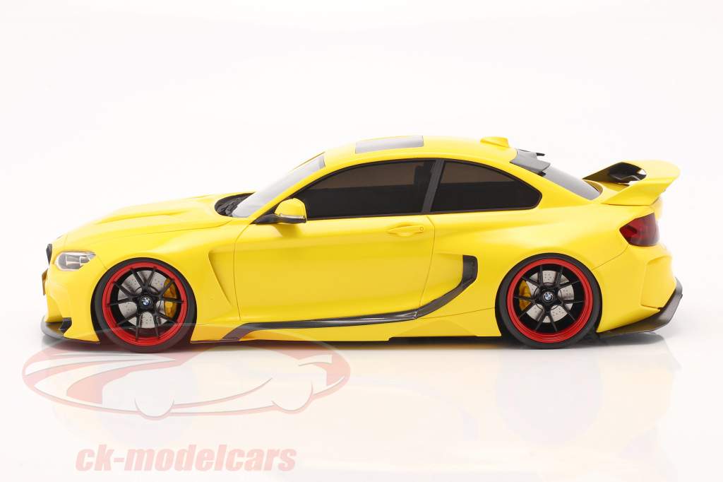 BMW M235i DarwinPro MTC Black Sails Widebody 2018 gul 1:18 GLM