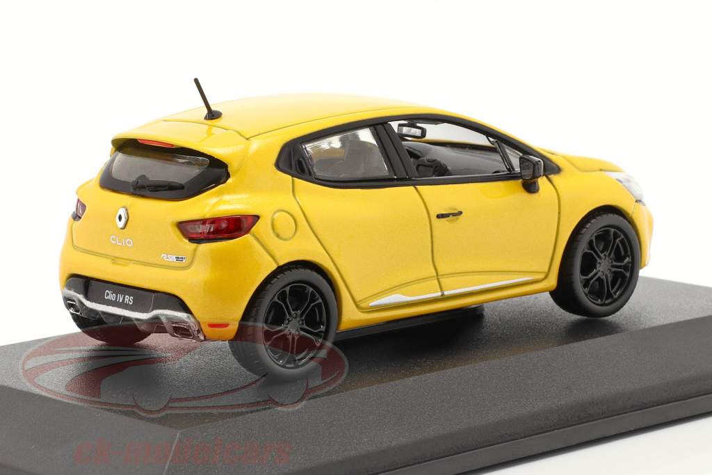 Renault Clio IV RS Année de construction 2012 jaune 1:43 Norev
