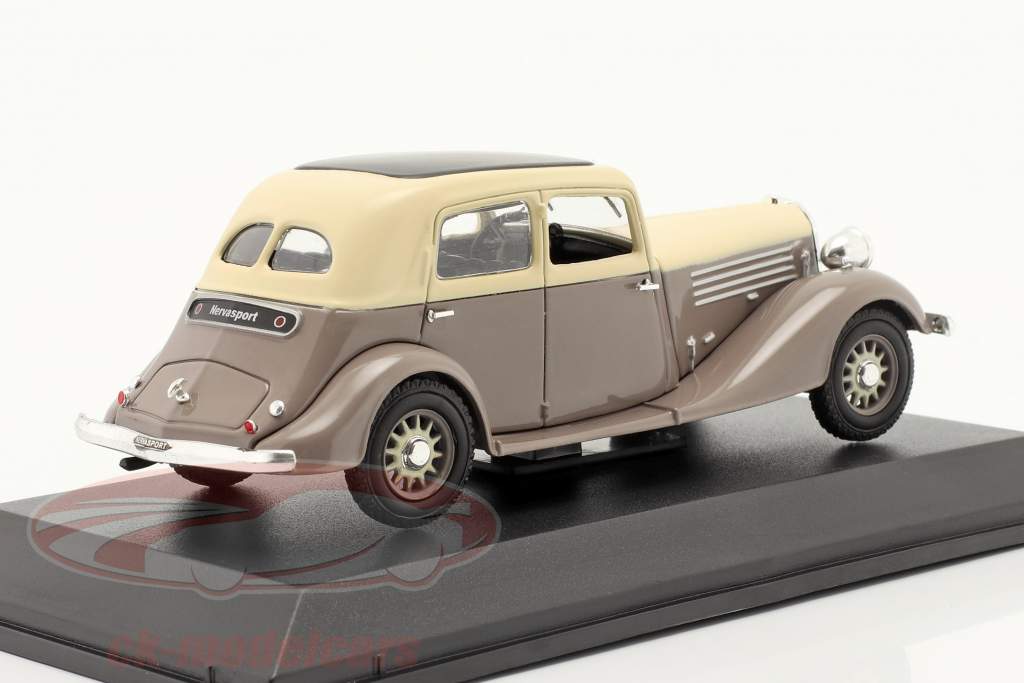 Renault Nervasport Année de construction 1932-1935 brun / beige 1:43 Norev