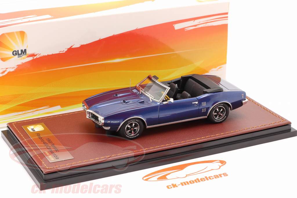 Pontiac Firebird 400 Открыть Кабриолет Год постройки 1968 темно-синий 1:43 GLM