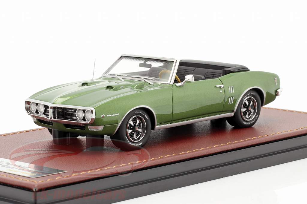 Pontiac Firebird 400 Open Convertible Baujahr 1968 grün metallic 1:43 GLM