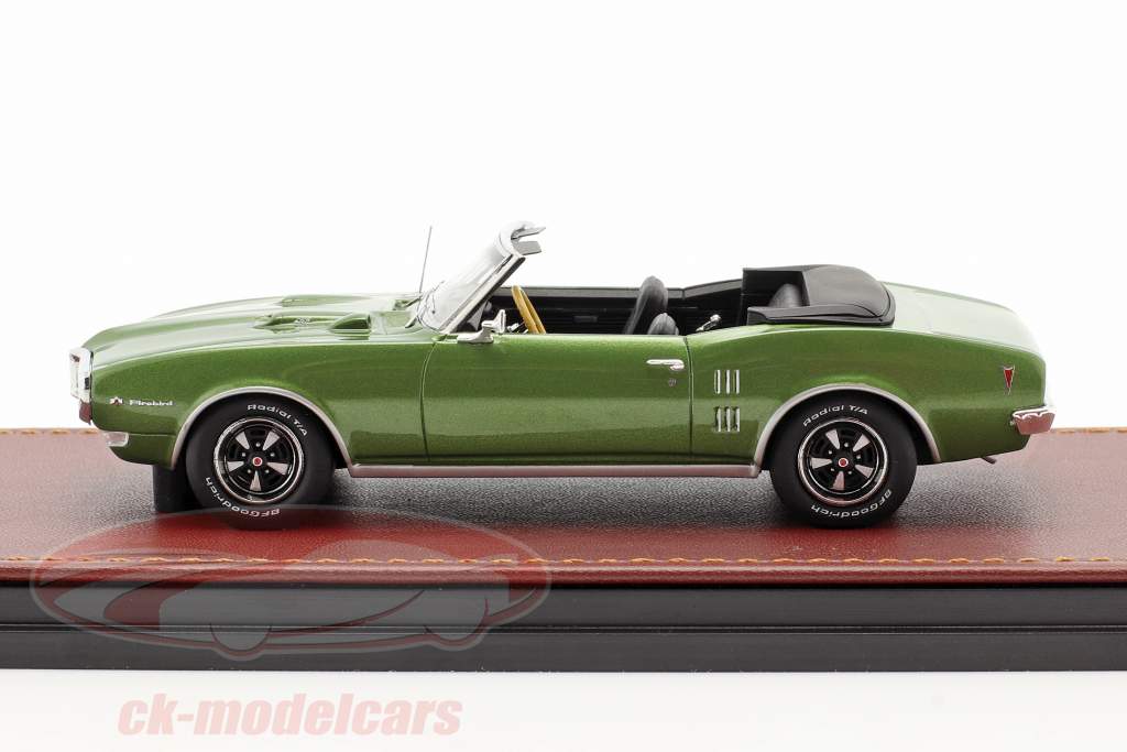 Pontiac Firebird 400 Open Convertible Baujahr 1968 grün metallic 1:43 GLM