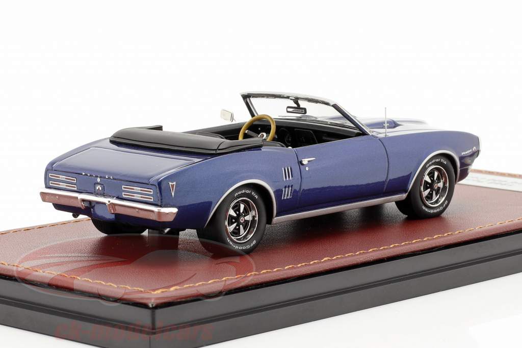 Pontiac Firebird 400 Открыть Кабриолет Год постройки 1968 темно-синий 1:43 GLM