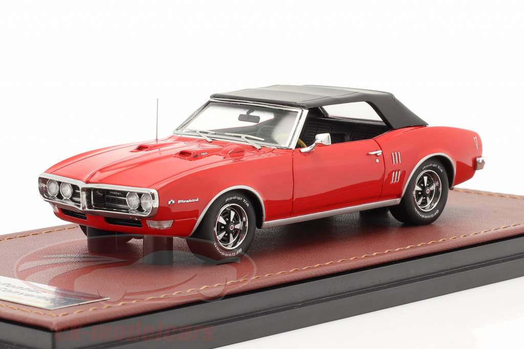 Pontiac Firebird 400 Закрыто Кабриолет Год постройки 1968 красный / чернить 1:43 GLM