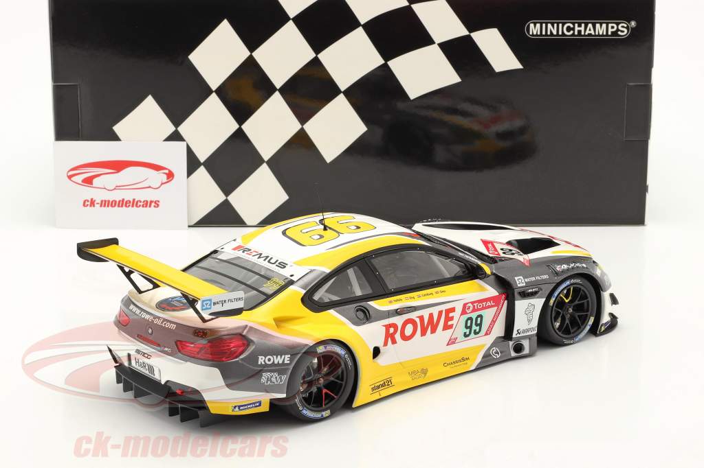 BMW M6 GT3 #99 优胜者 24h Nürburgring 2020 Rowe Racing 1:18 Minichamps