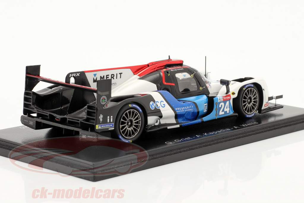Oreca 07 #24 24h LeMans 2020 Grist, Kapadia, Wells 1:43 Spark
