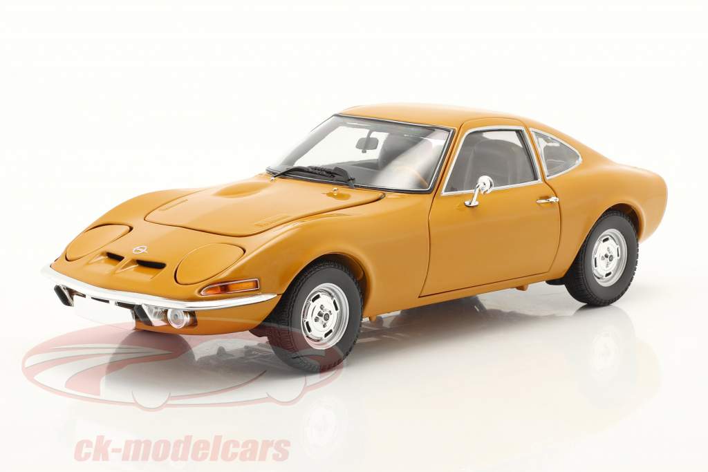 Opel GT Año de construcción 1970 amarillo ocre 1:18 Minichamps