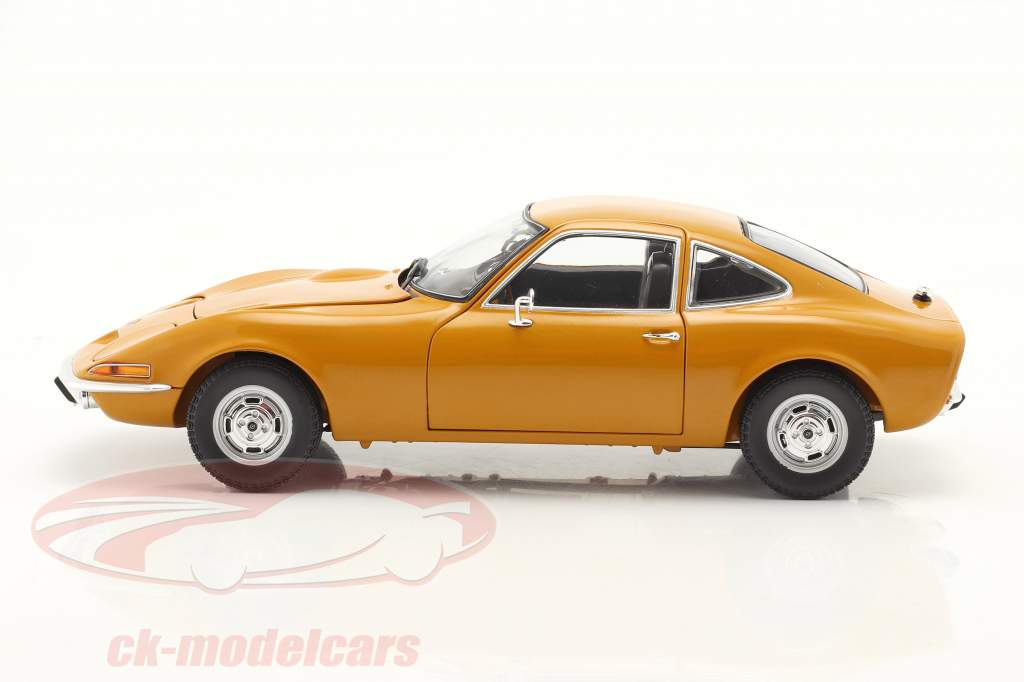 Opel GT Año de construcción 1970 amarillo ocre 1:18 Minichamps