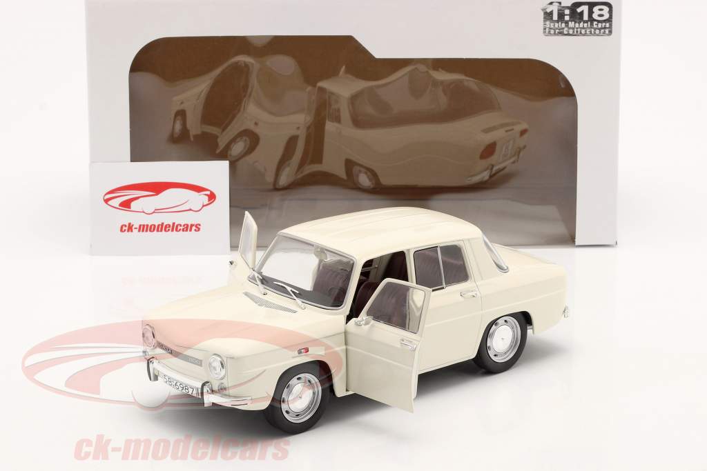 Dacia 1100 year 1968 white 1:18 Solido