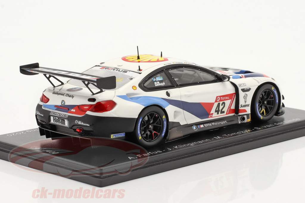 BMW M6 GT3 #42 3rd 24h Nürburgring 2020 BMW Team Schnitzer 1:43 Spark