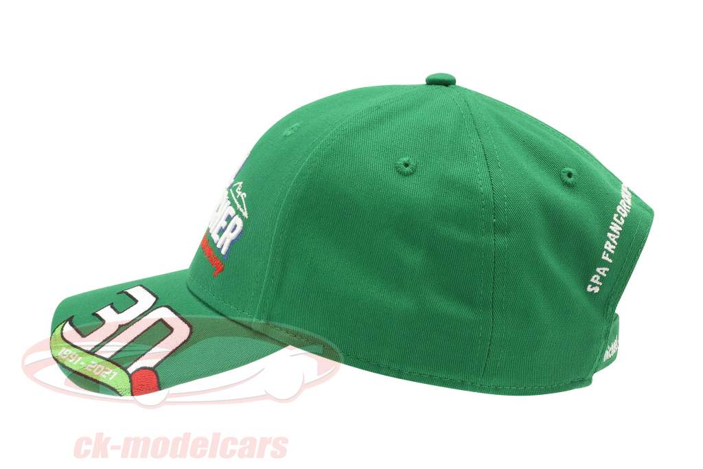 Michael Schumacher Cap First formula 1 GP Spa 1991 green