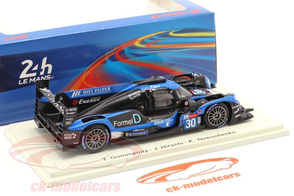 Oreca 07 #30 24h LeMans 2020 Gommendy, Hirschi, Tereschtschenko 1:43 Spark