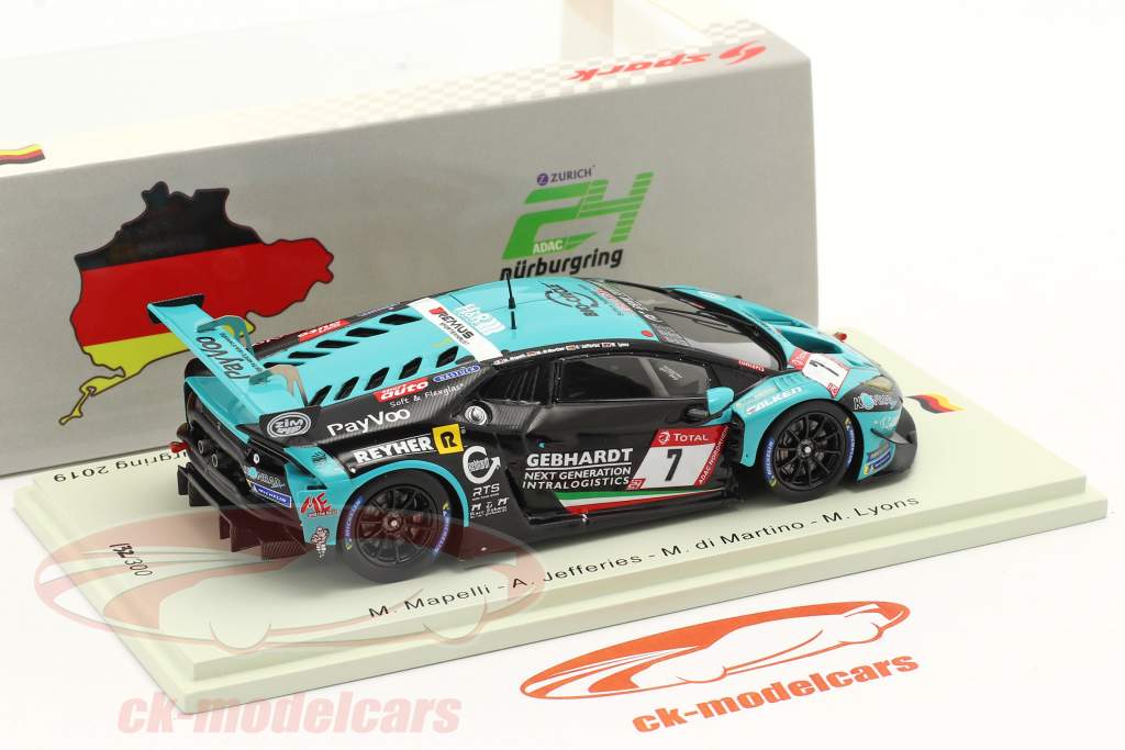 Lamborghini Huracan GT3 Evo #7 24h Nürburgring 2019 Konrad Motorsport 1:43 Spark