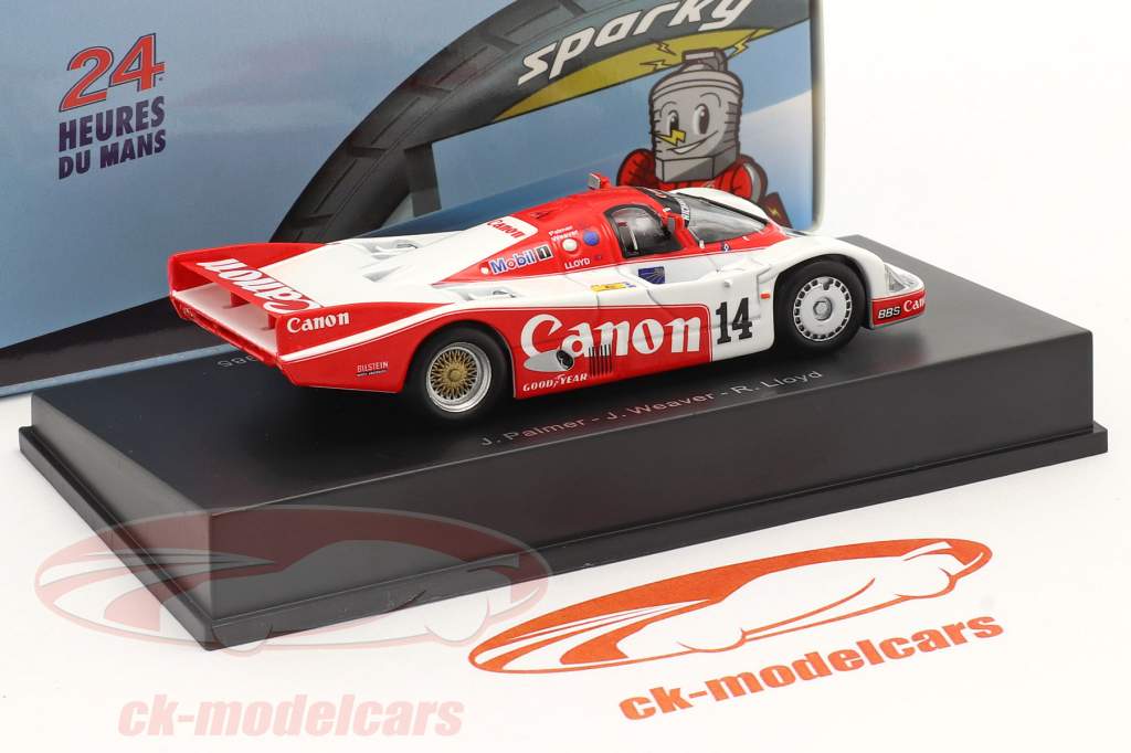 Porsche 956 #14 2e 24h LeMans 1985 Palmer, Weaver, Lloyd 1:64 Spark