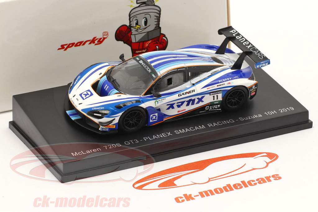 McLaren 720S GT3 #11 10h Suzuka 2019 Häkkinen, Ishiura, Kubota 1:64 Spark
