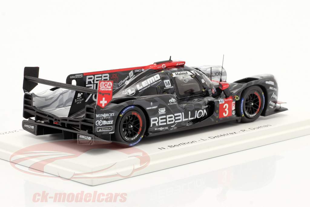 Rebellion R13 #3 4. 24h LeMans 2020 Berthon, Deletraz, Dumas 1:43 Spark