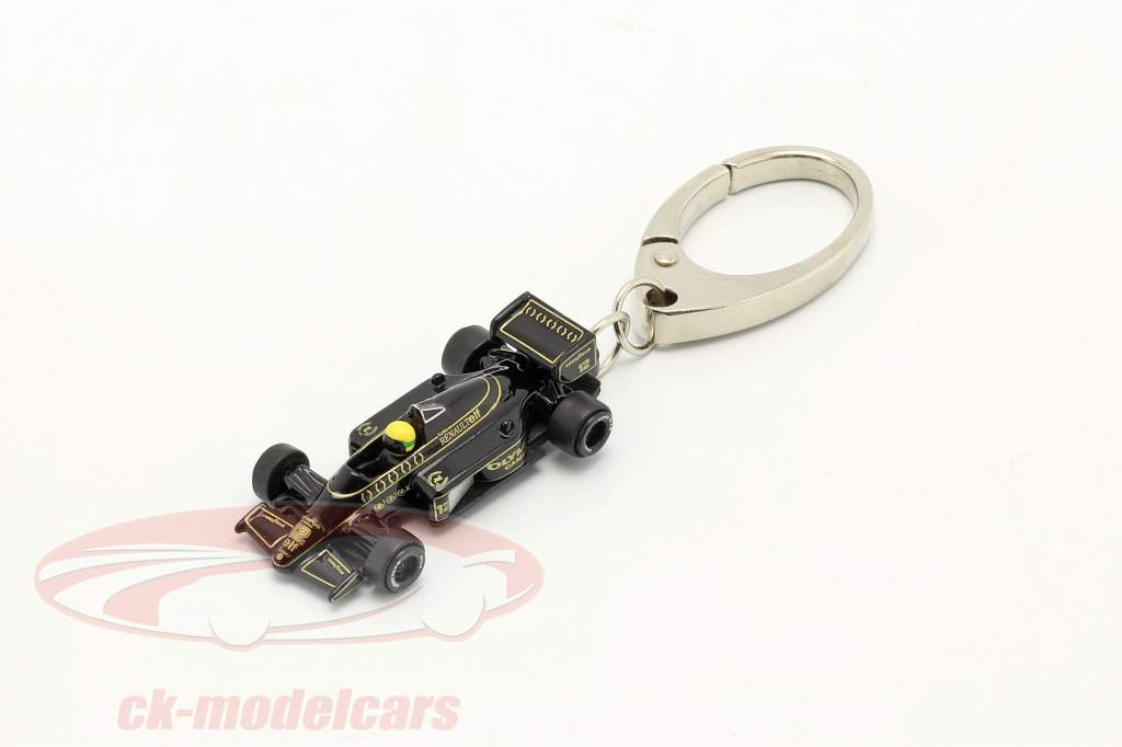 Ayrton Senna Schlüsselanhänger Lotus 97T #12 Formel 1 1985 1:87 Ixo