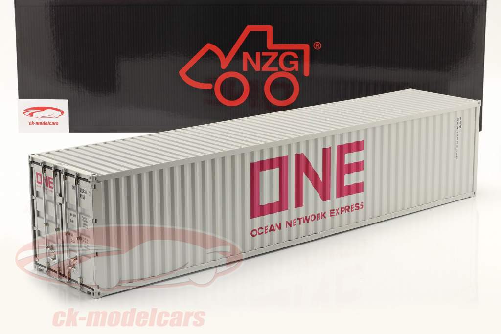 40 FT 容器 Ocean Network Express (ONE) 白色的 1:18 NZG