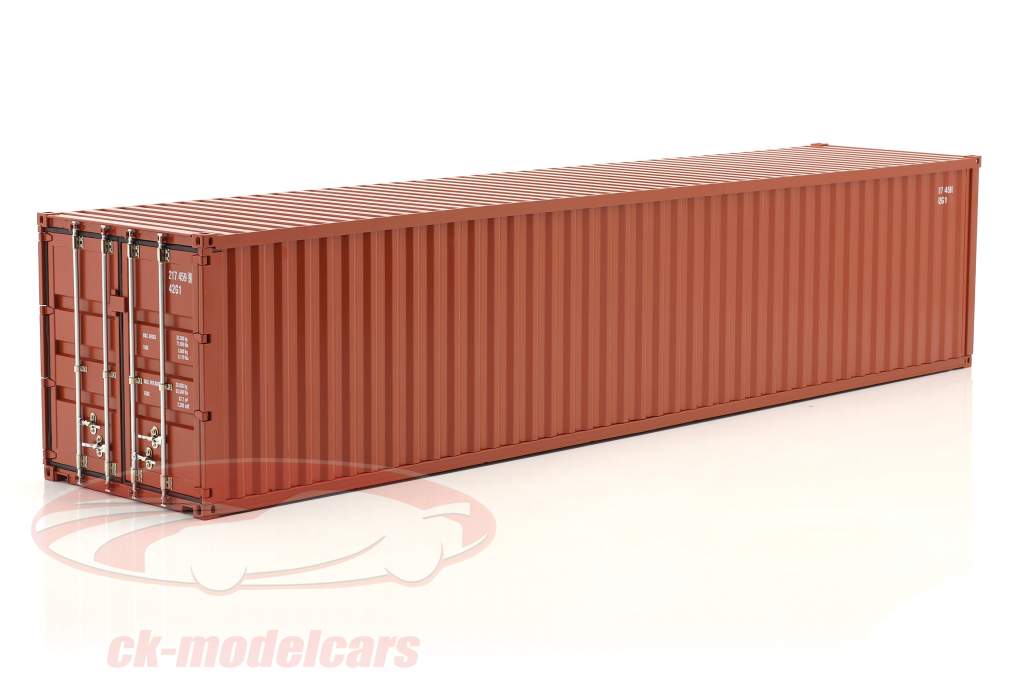 40 FT Container rust brown 1:18 NZG