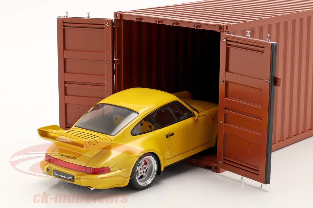 40 FT Container rust brown 1:18 NZG