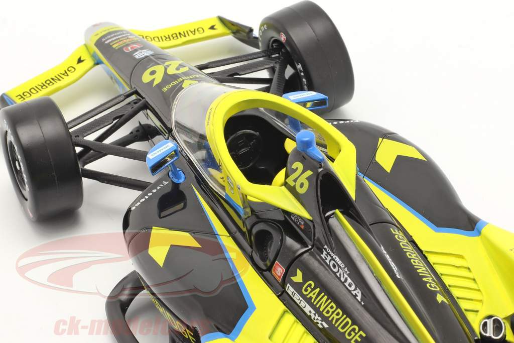 Colton Herta Andretti Autosport #26 IndyCar Series 2021 1:18 Greenlight