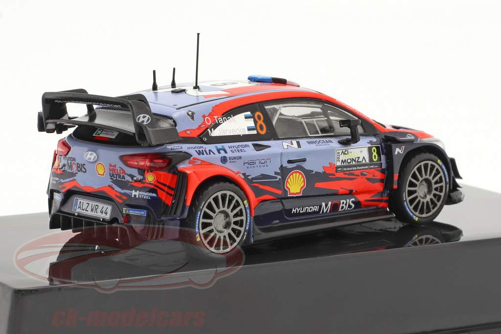 Hyundai i20 Coupe WRC #8 2nd ACI Rally Monza 2020 Tänak, Järveoja 1:43 Ixo