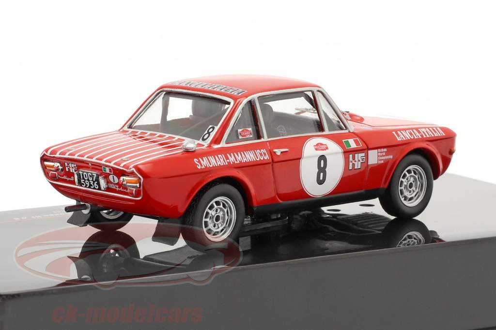 Lancia Fulvia 1600 Coupe HF #8 Rallye San Remo 1972 Munari, Mannucci 1:43 Ixo