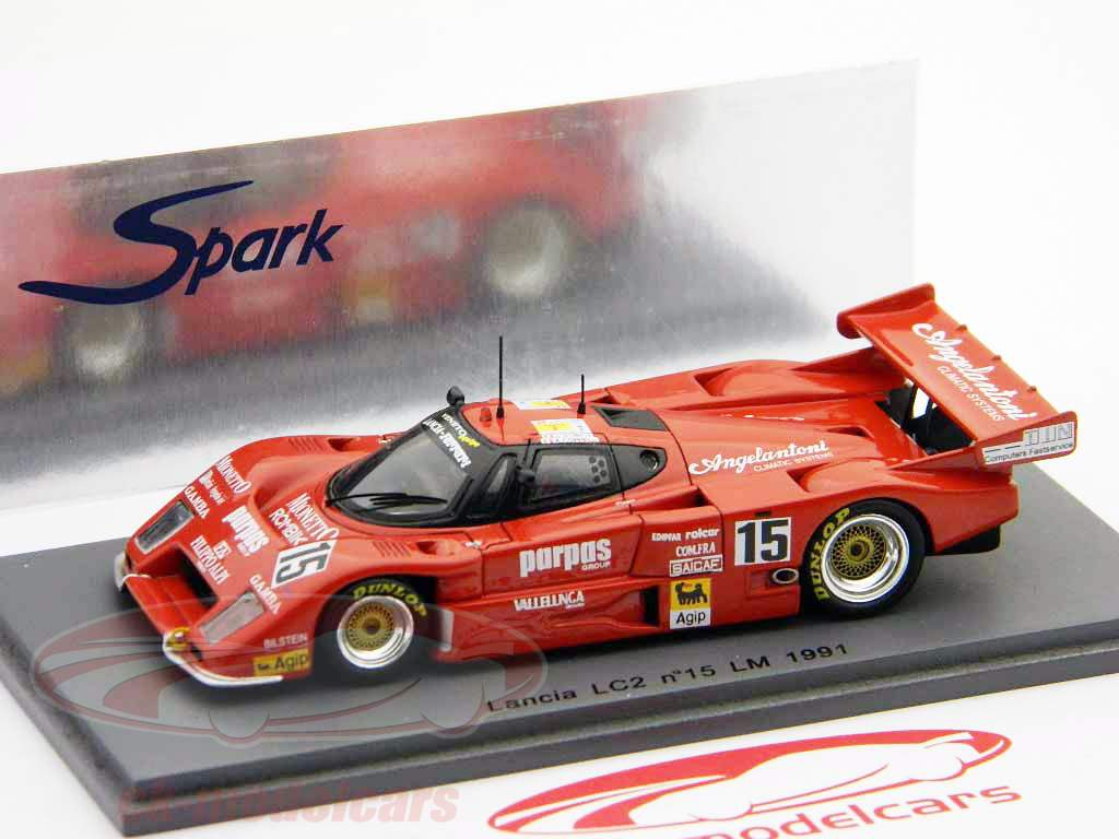 Spark 1:43 Lancia LC2 #15 24h LeMans 1991 Coppelli / Giorgio