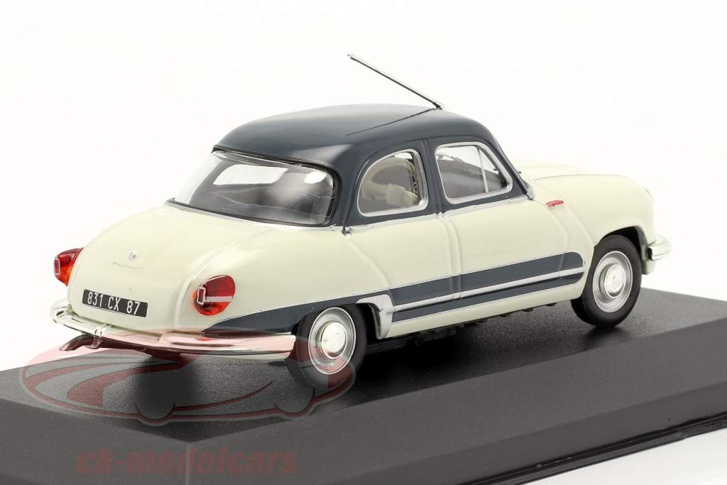 Panhard Dyna Z16 Grand Standing Baujahr 1958 weiß / dunkelblau 1:43 Altaya
