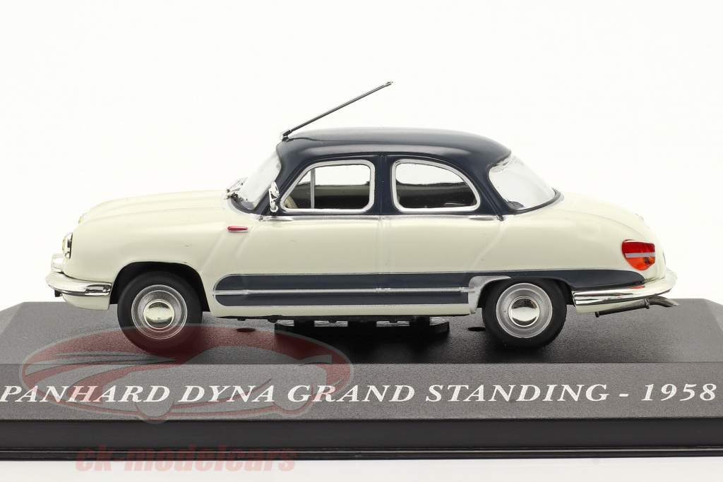 Panhard Dyna Z16 Grand Standing Baujahr 1958 weiß / dunkelblau 1:43 Altaya