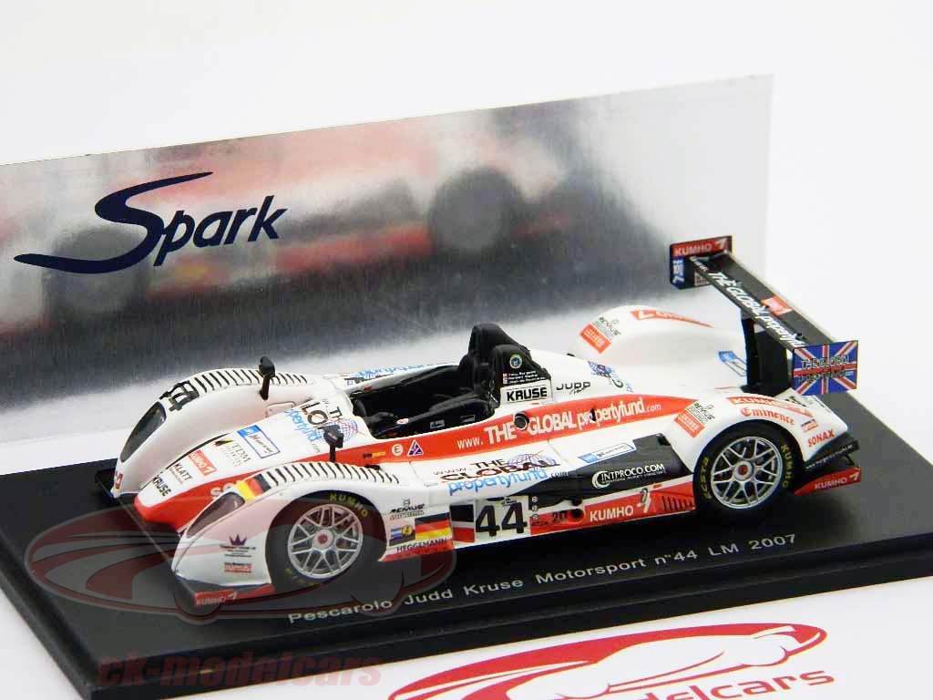 Pescaralo Judd #44 24h LeMans 2007 Burgess / de Pourtales / Siedler 1:43 Spark