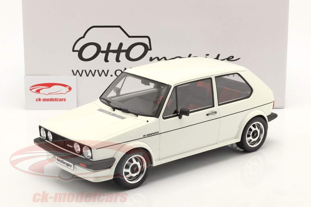 Volkswagen VW Golf A1 Oettinger Год постройки 1982 альпийский белый 1:12 OttOmobile