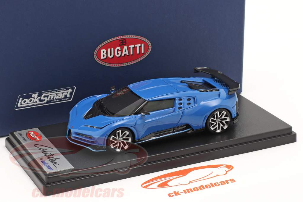 Bugatti Centodieci Год постройки 2019 синий 1:43 LookSmart