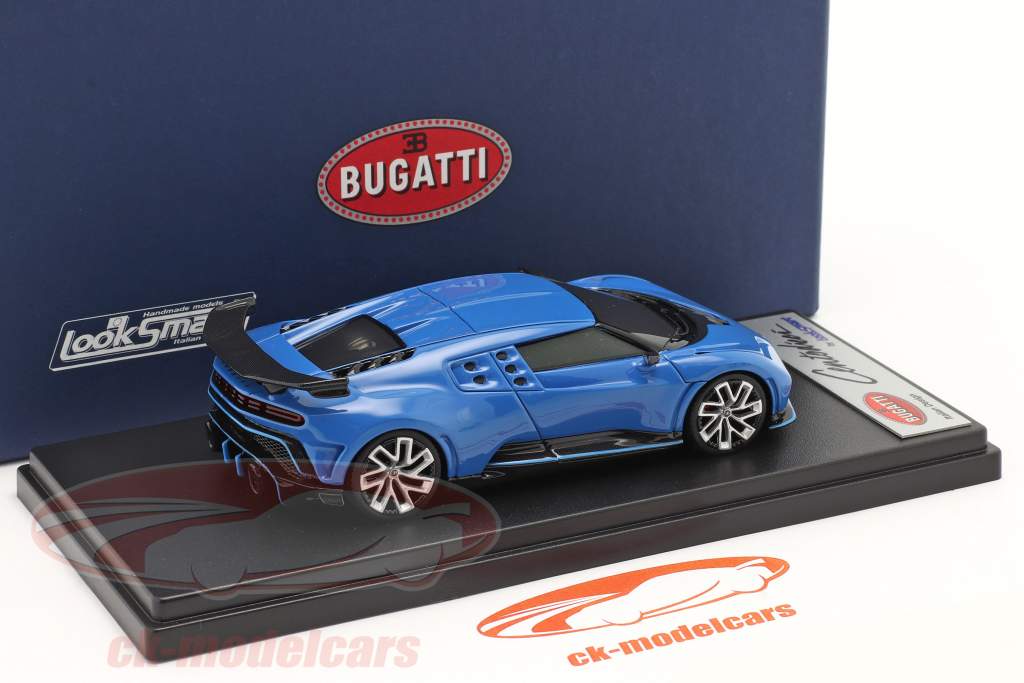 Bugatti Centodieci Año de construcción 2019 azul 1:43 LookSmart