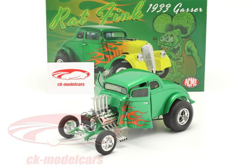 Gasser Rat Fink Année de construction 1933 vert / jaune 1:18 GMP