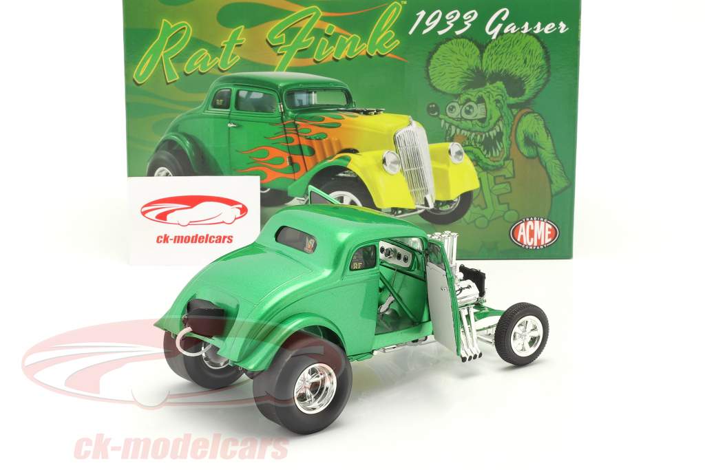 Gasser Rat Fink Année de construction 1933 vert / jaune 1:18 GMP