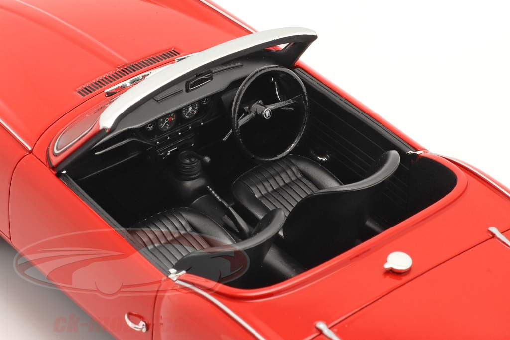 Triumph Spitfire MKII bouwjaar 1965 rood 1:18 Cult Scale