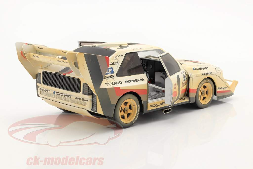 Audi Sport quattro S1 E2 #1 Winner Pikes Peak 1987 Röhrl Dirty Version 1:18 CMR