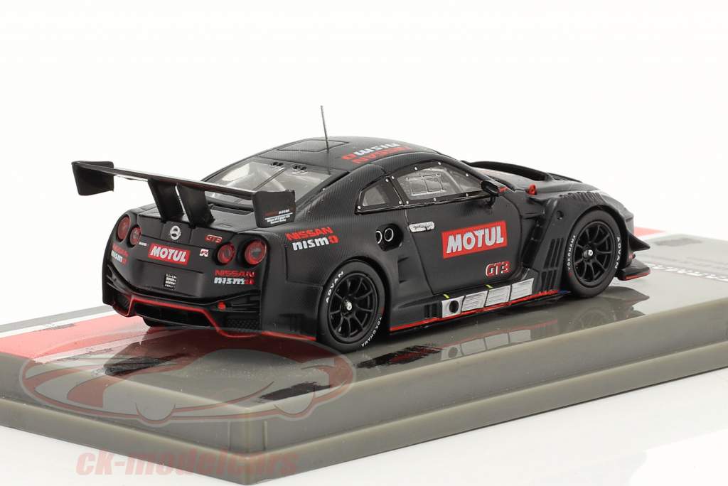 Nissan GT-R Nismo GT3 Testando versão Preto 1:64 Tarmac Works