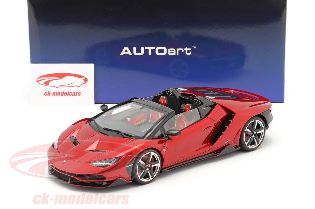 Lamborghini Centenario Roadster year 2016 red metallic 1:18 AUTOart