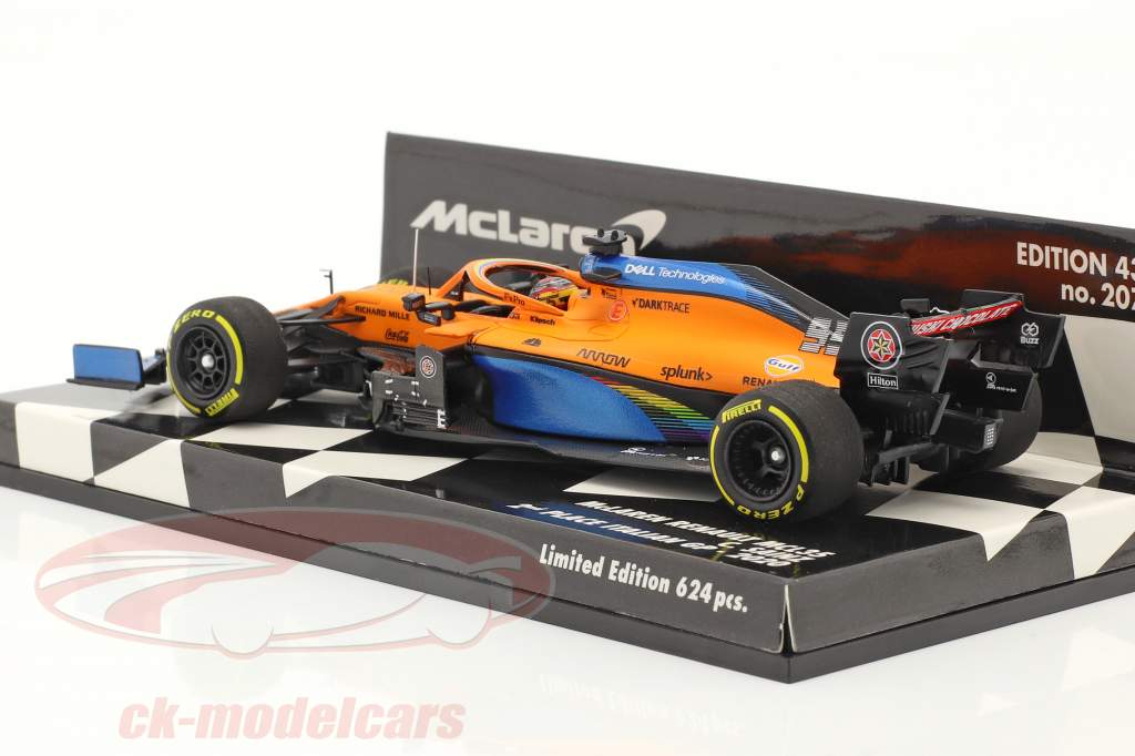 Carlos Sainz McLaren MCL35 #55 2e Italie GP F1 2020 1:43 Minichamps