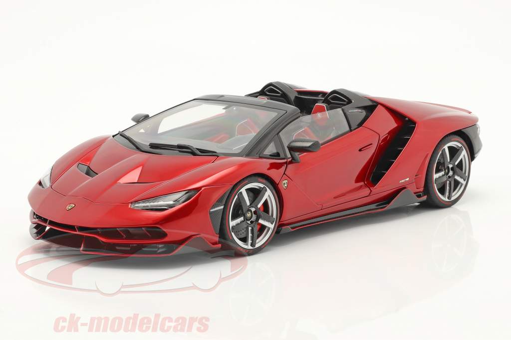 Lamborghini Centenario Roadster Год постройки 2016 красный металлический 1:18 AUTOart