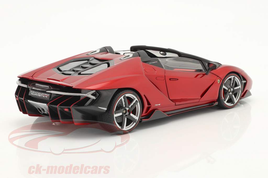 Lamborghini Centenario Roadster Год постройки 2016 красный металлический 1:18 AUTOart